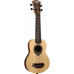 Ukulele Baby-Soprano Slim Arched Back Électro