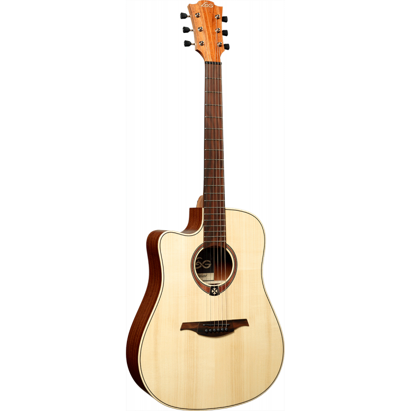 Dreadnought Left-Handed Cutaway Acoustic-Electric Natural