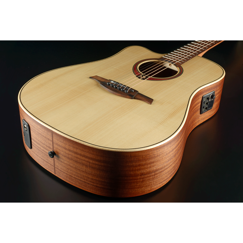 Dreadnought Gaucher Pan Coupé Électro Natural 