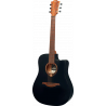 Dreadnought Black Cutaway Acoustic-Electric