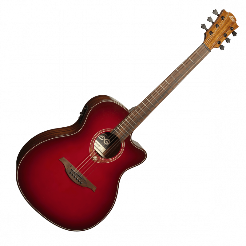 Auditorium Cutaway Acoustic-Electric Red Burst