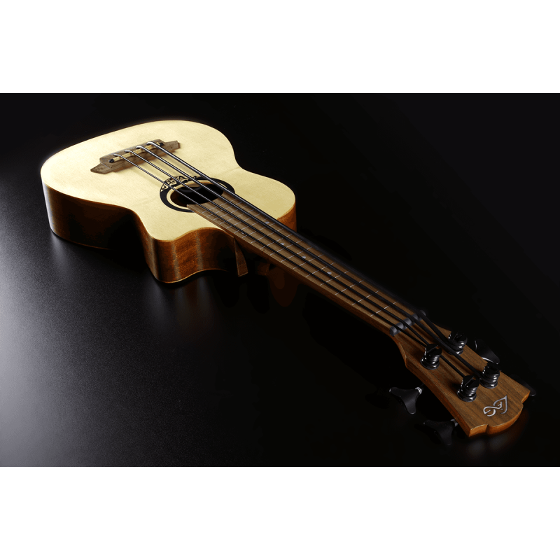 Bass Ukulele Fretless Cutaway Elektroakustisch