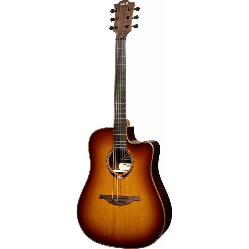 Dreadnought Cutaway Elektroakustisch Brown Shadow