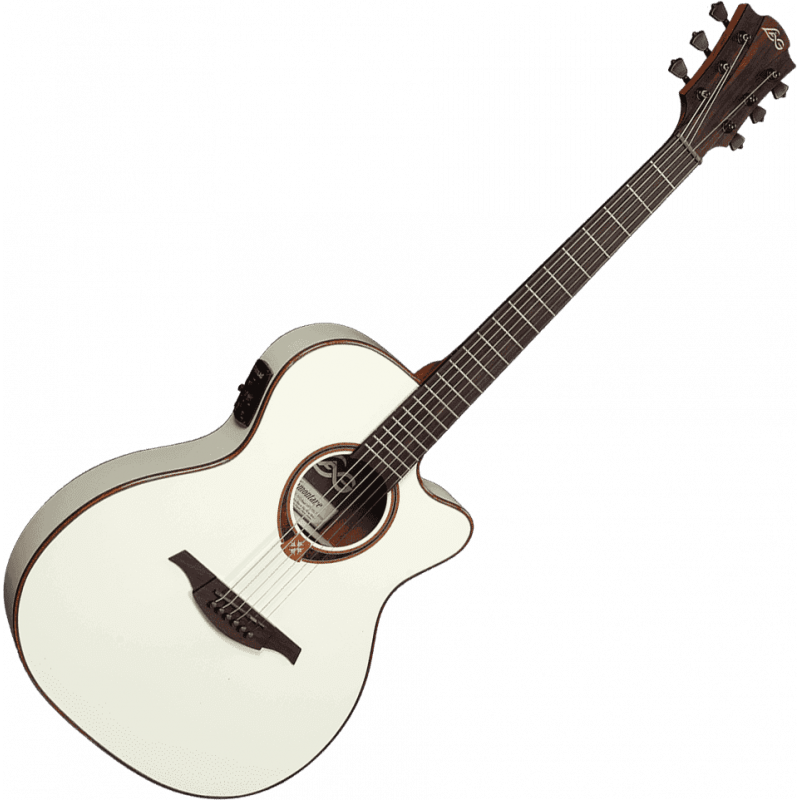 Auditorium slim Cutaway Acoustic-Electric Ivory