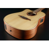 Dreadnought Left-Handed Cutaway Acoustic-Electric Natural