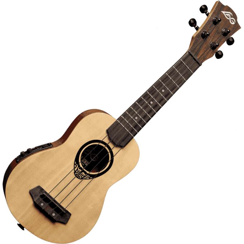 Ukulele Baby-Soprano Slim Arched Back Électro