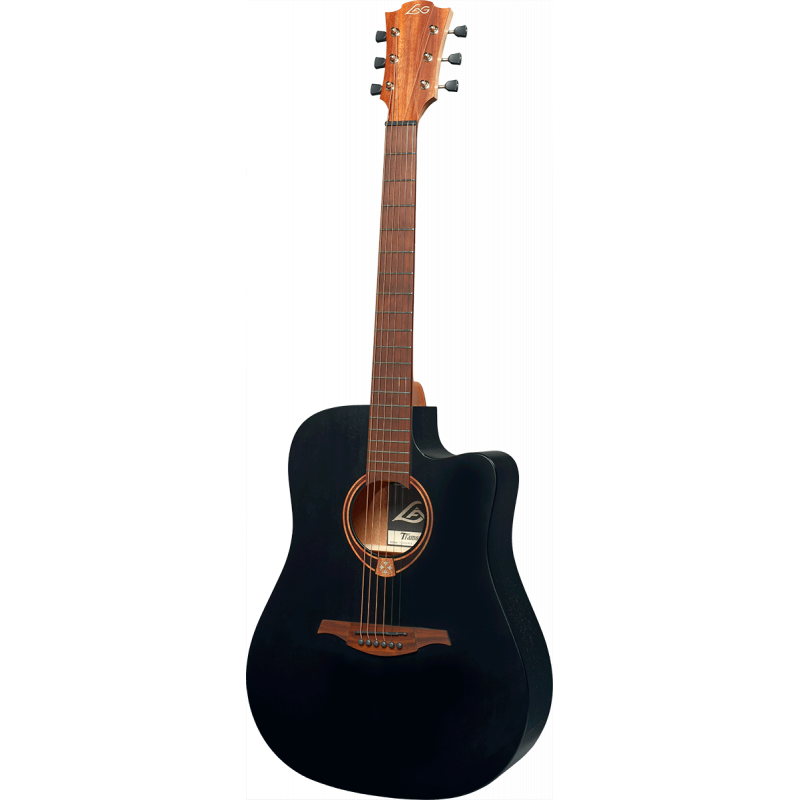 Dreadnought Black Cutaway Acoustic-Electric