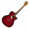 Auditorium Cutaway Acoustic-Electric Red Burst