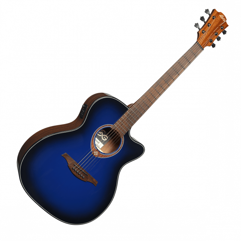 Auditorium Cutaway Acoustic-Electric Blue Burst