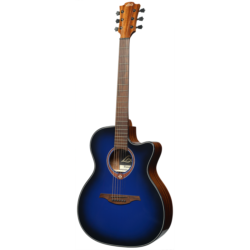 Auditorium Cutaway Acoustic-Electric Blue Burst