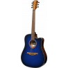 Dreadnought Cutaway Acoustic-Electric Blue Burst