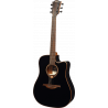 Dreadnought Cutaway Acoustic-Electric Black