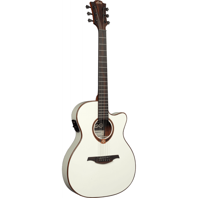 Auditorium slim Cutaway Acoustic-Electric Ivory