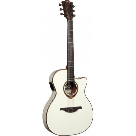 Auditorium slim Cutaway Acoustic-Electric Ivory