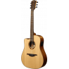 Dreadnought Left-Handed Cutaway Acoustic-Electric Natural