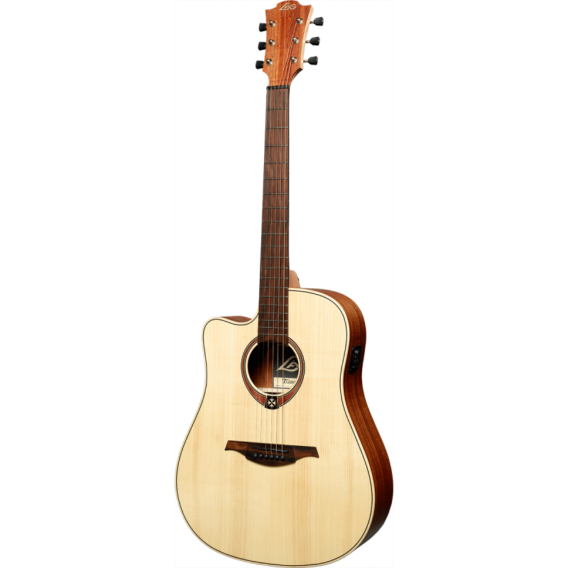 Dreadnought Left-Handed Cutaway Acoustic-Electric Natural