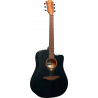 Dreadnought Black Cutaway Acoustic-Electric