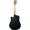 Dreadnought Cutaway Elektroakustisch Black Shadow