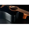 Dreadnought Black Cutaway Acoustic-Electric