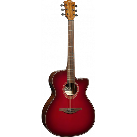 Auditorium Cutaway Acoustic-Electric Red Burst