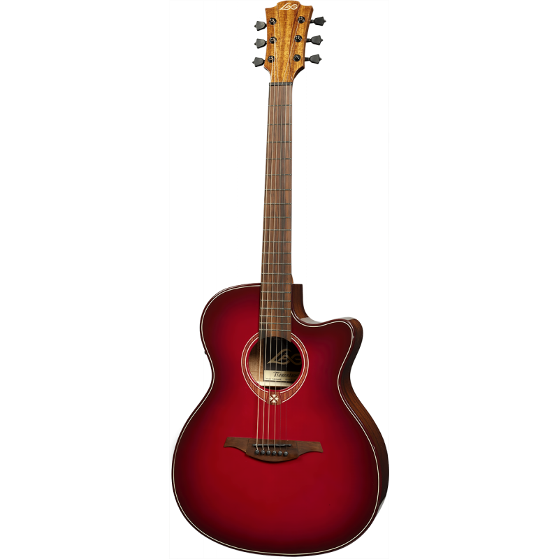 Auditorium Cutaway Acoustic-Electric Red Burst