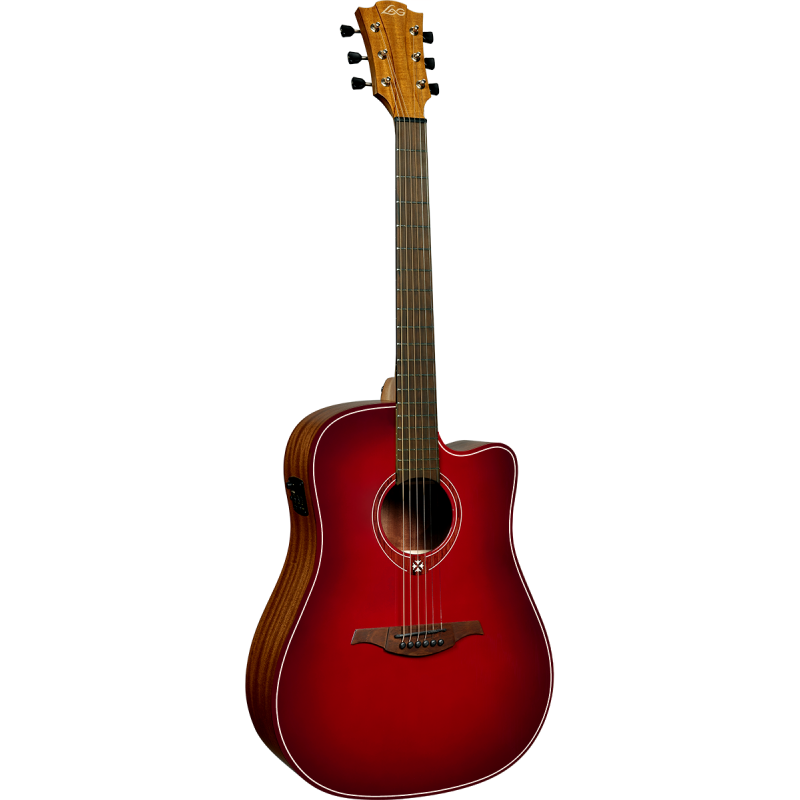 Dreadnought Cutaway Acoustic-Electric Red Burst