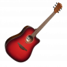 Dreadnought Cutaway Acoustic-Electric Red Burst