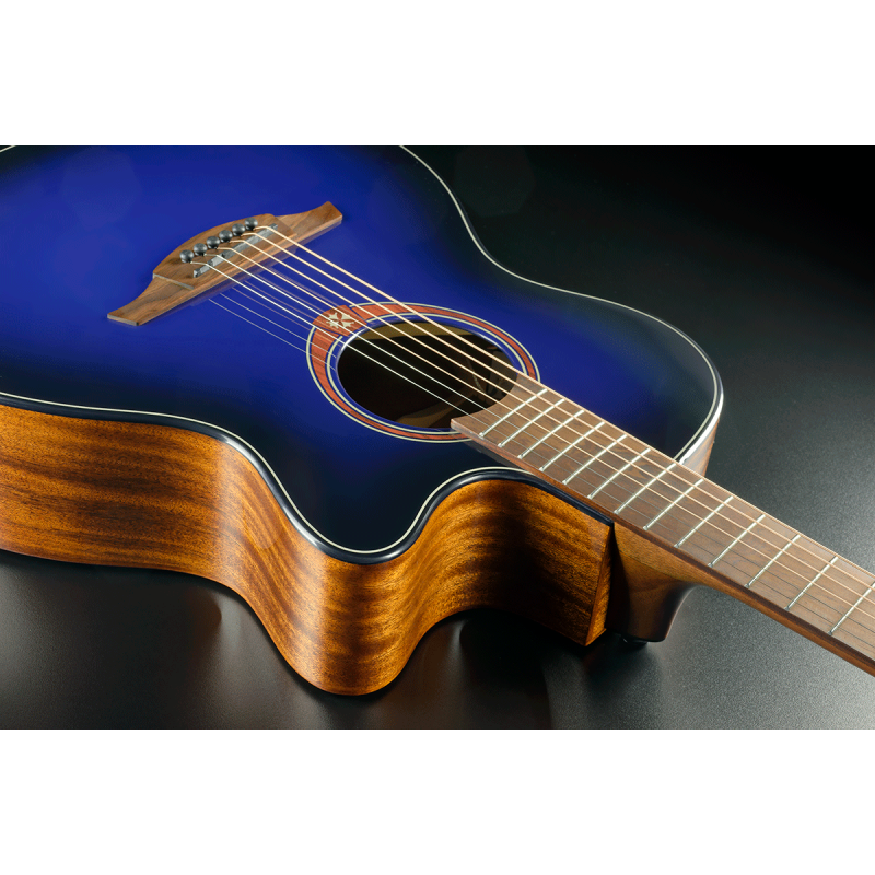 Auditorium Cutaway Acoustic-Electric Blue Burst