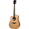 Left-Handed Dreadnought Cutaway Glossy Smart Guitar