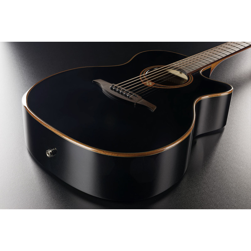 Auditorium Bevel Cutaway Acoustic Electric Black