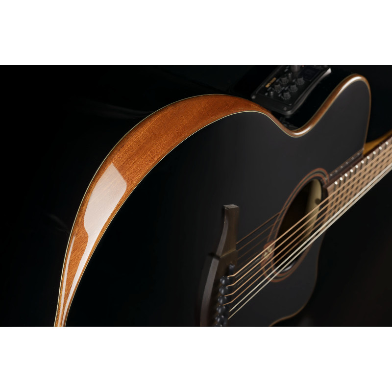 Auditorium Bevel Cutaway Acoustic Electric Black