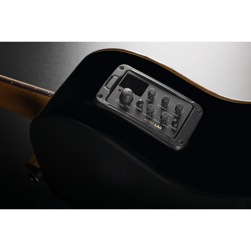 Auditorium Bevel Cutaway Acoustic Electric Black