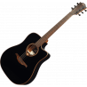 Dreadnought Cutaway Acoustic-Electric Black